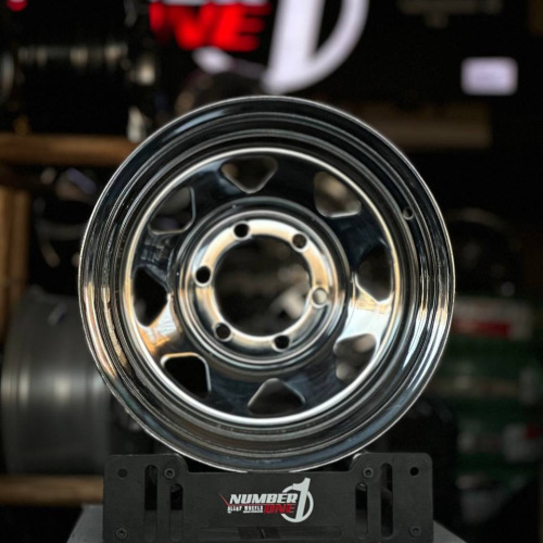 رینگ-6پیچ-8پاترول-کروم-سایز-15-تصویر-1