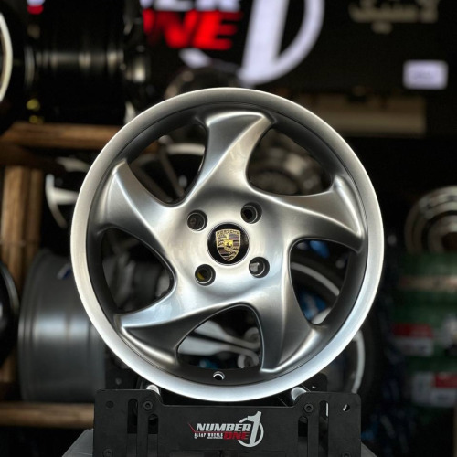 رینگ-پورش-دیزاین-نقره-ای-سایز-16-تصویر-اصلی