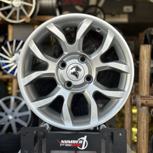 رینگ فابریک دنا توربو 4 پیچ سایز 16 نقره ای شرکتی