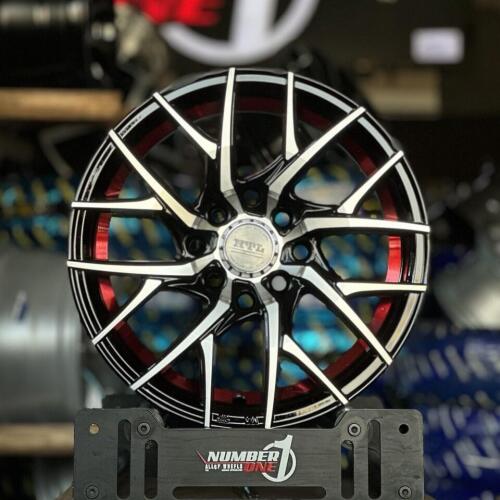 رینگ اسپرت طرح شاخ گوزنی سایز 14 مشکی رختراش زیر قرمز خارجی